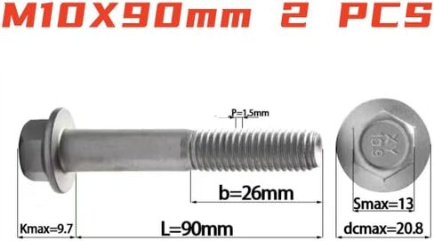 LS Alternator and Power Steering Bracket Bolts Kit Compatable with LS GM Truck 1999-2014 Silverado 1500 4.8L 5.3L 6.0L LM4 LM7 LQ4 LQ9 L59 L33 L76 L92 551221, 12554030 Bolt in Kuwait