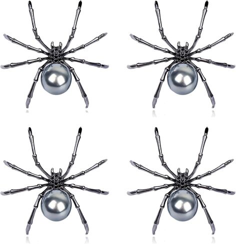 4 ~ 6pcs دبابيس عيد الهالوين بروش للنساء دبابيس عنكبوت المجوهرات القوطية للأزياء زخرفة الحفلات كوزبلاي إكسسوارات الهالوين هدايا الهالوين in Kuwait