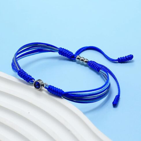 Birthstone Bracelets للنساء الرجال ، شفاء حماية الكريستال حجر الوردة حبات كريستال حبات ، سلسلة خلاف زودياك هدايا مجوهرات عيد ميلاد المجوهرات in Kuwait