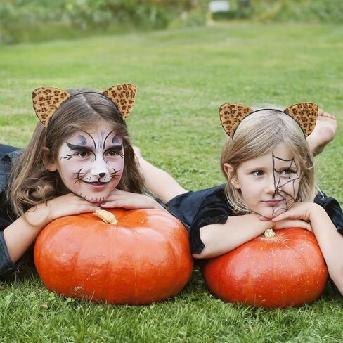 THAUSDAS LEOPARD CHEETAH EARS عقال ، آذان CAT إكسسوارات عقال CAT للنساء الفتيات ، حفلات الهالوين إكسسوارات الأزياء للبالغين in Saudi Arabia