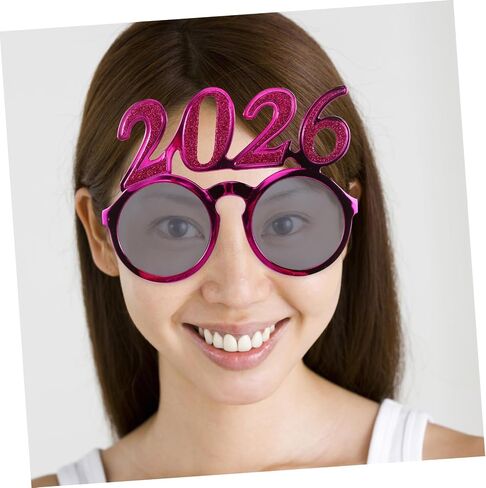 Heallily 4pcs 2026 نظارات: رأس السنة الجديدة ، نظارة شمسية ، فئة 2026 ، نظارات ، خيار ، خيالي ، نظارة شمسية مضحكة ، الحزب ، الدعائم in Kuwait