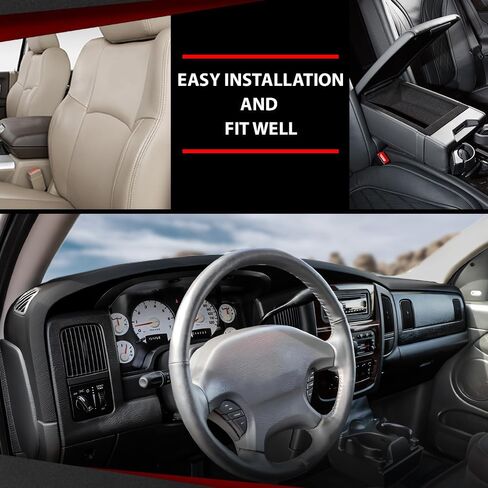 Dashboard Cover Compatible with Dodge Ram 2002-2005 Black Plastic in Saudi Arabia