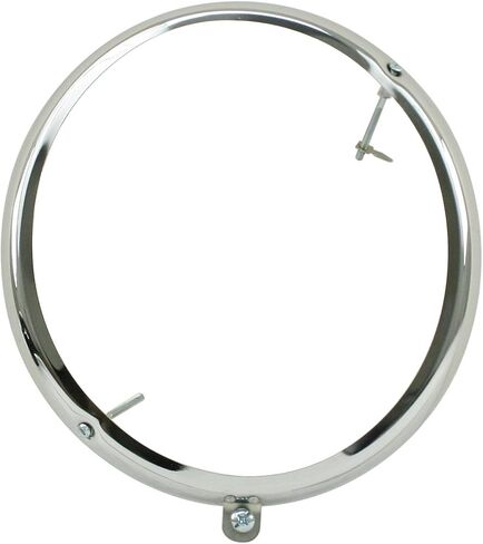 98-2060 Early Vw Bug Chrome Headlight Ring 1950-1966, Screws Top/Bottom in Saudi Arabia