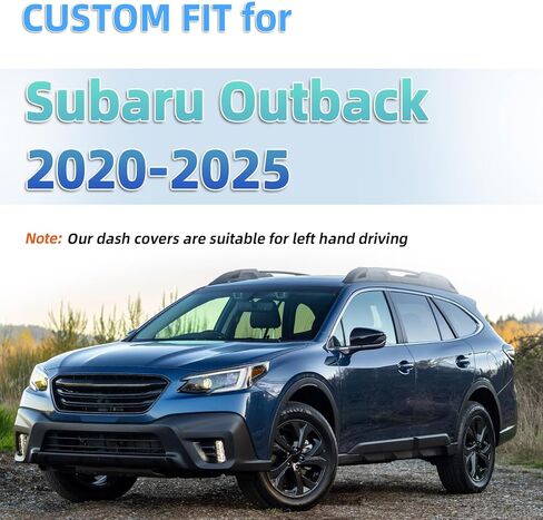 حصيرة غطاء الغطاء المتوافقة مع سوبارو كروس تري 2024 2025 2026 / فورستر 2025 2026 حامي السجاد DASH لوحة داش in Kuwait