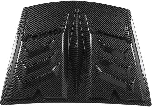 Hood Air Vent Trim Cover, Enhance Engine Cooling Reduce Wind Resist Car Hood Air Vent Cover, Anti Scratch Fit Bonnet Air Vents Engine Hood for 1 Series E90 E91 (Black) in Saudi Arabia