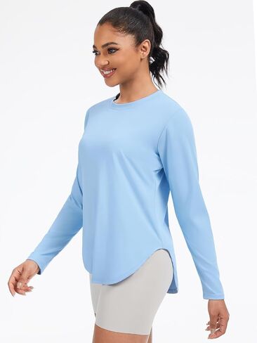 Cosy Pyro 3-Pack Workout Tops for Women Long Sleeve Athletic T-Shirts UPF 50+ Yoga Shirts Quick Dry Running Gym Tee in Saudi Arabia