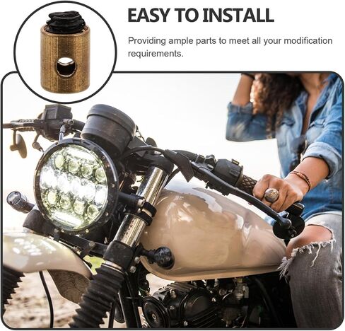 Cabilock Clutch Line Core Clamp Kit 20pcs Metal Throttle Cable Nipples Universal Fit for Motorcycle and Scooter in Saudi Arabia