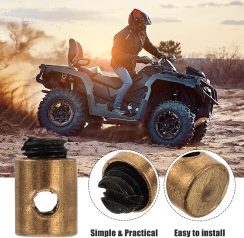 Cabilock Clutch Line Core Clamp Kit 20pcs Metal Throttle Cable Nipples Universal Fit for Motorcycle and Scooter in Saudi Arabia
