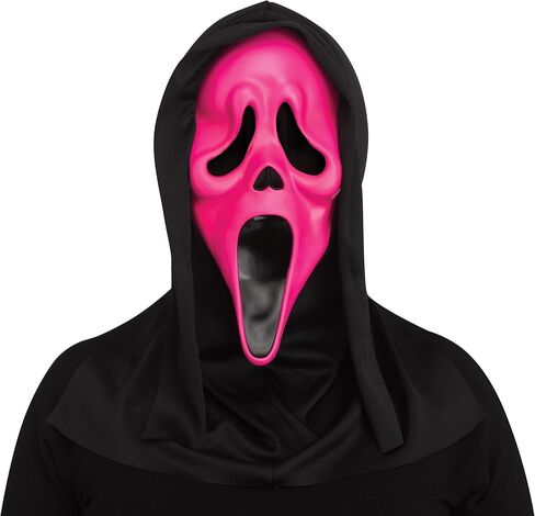 Fun World Hot Pink Ghost Face Adult Fluorescent Mask in Saudi Arabia