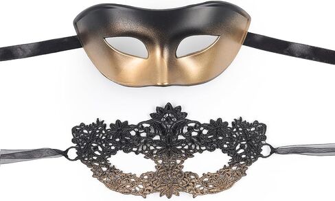 elegant halloween costume mask for women and men - venetian party Mardi Gras masquerade masks in Saudi Arabia