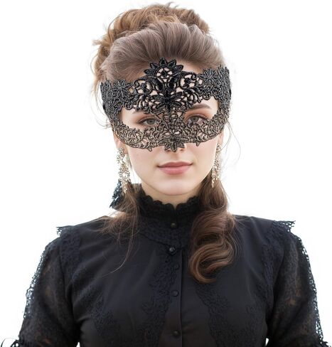 elegant halloween costume mask for women and men - venetian party Mardi Gras masquerade masks in Saudi Arabia