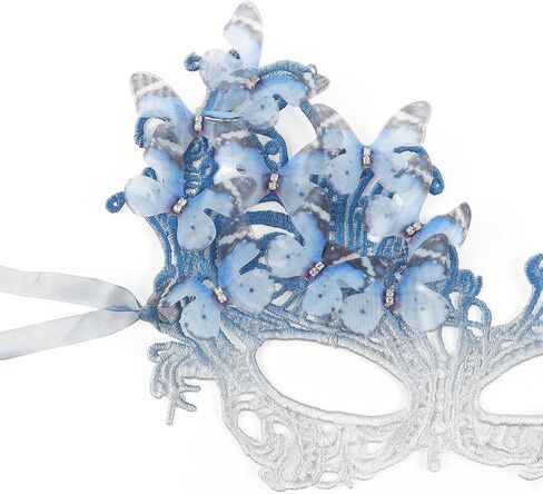 pink halloween Masquerade mask for women and girls - Mardi Gras butterfly mask for halloween Costume parties in Saudi Arabia