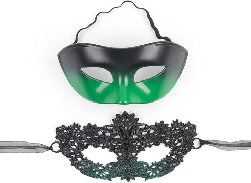 elegant halloween costume mask for women and men - venetian party Mardi Gras masquerade masks in Kuwait