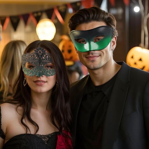 elegant halloween costume mask for women and men - venetian party Mardi Gras masquerade masks in Kuwait