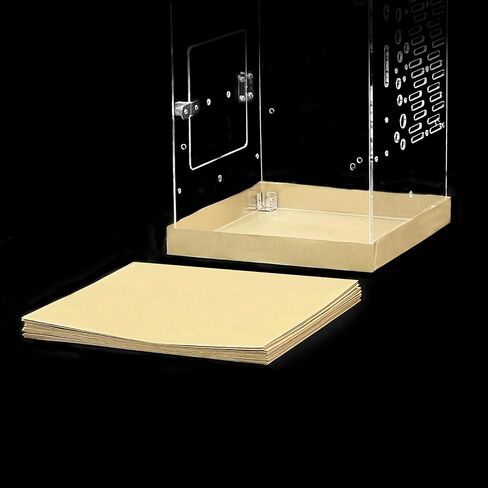 GuineaLoft™ 2x1ft Cage Bottom (8-Pack) - Water-Resistant Kraft Paper, Small 2x1ft Cage Liner Bottom, Disposable, Eco-Friendly - Guinea Loft Exclusive in Kuwait