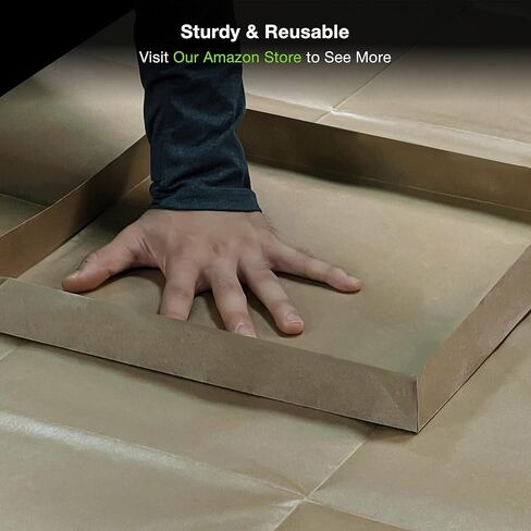 GuineaLoft™ 2x1ft Cage Bottom (8-Pack) - Water-Resistant Kraft Paper, Small 2x1ft Cage Liner Bottom, Disposable, Eco-Friendly - Guinea Loft Exclusive in Kuwait