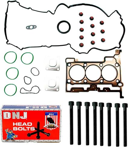 DNJ HGB4311 Cylinder Head Gasket Set with Head Bolt Kit for 2014-2021 Ford EcoSport Fiesta Focus 1.0L L3 12V DOHC 999cc in Saudi Arabia