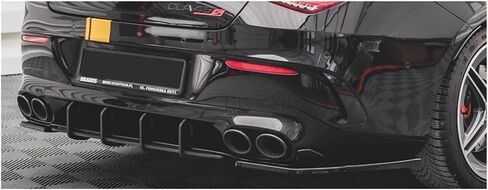 الناشر الخلفي الناشر الخشن canard canard spoiler ABS Gloss أسود متوافق مع Benz CLA-Class C118 CLA35 CLA45 AMG 2021 2022 2023+ ، Binbin06792 Store in Kuwait