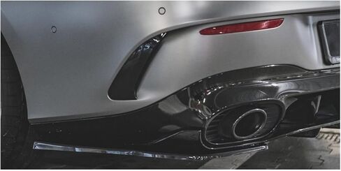 الناشر الخلفي الناشر الخشن canard canard spoiler ABS Gloss أسود متوافق مع Benz CLA-Class C118 CLA35 CLA45 AMG 2021 2022 2023+ ، Binbin06792 Store in Kuwait