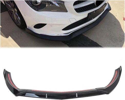 Car Spoilers Car Front Bumper Spoiler Lip Splitter Trim -Fit for Benz W117 CLA200 CLA250 CLA180 2017-2019 Beautiful in Saudi Arabia