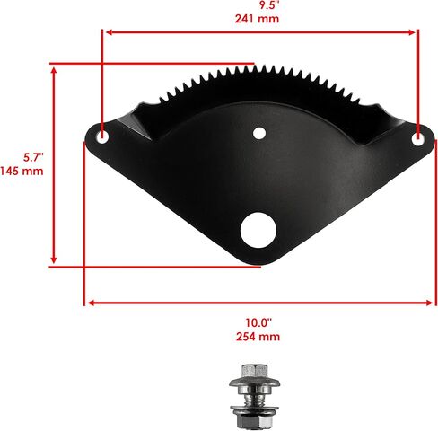 ترس تروس التوجيه Caltric مع لوحة القطاع متوافقة مع Husqvarna YTA18542 YTA22V46 YTH1842 YTH1846 YTH20K42 YTH20K46 LTH18538 TS354X YT42DXL in Saudi Arabia