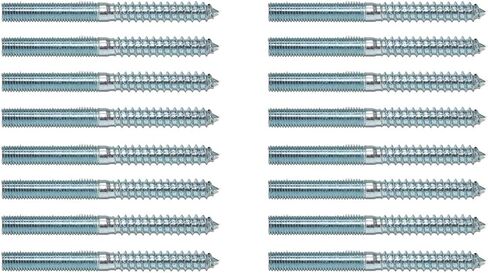 16pcsGalvanized Double-Ended Teeth tip Tail Furniture self-Tapping Screw Inner Plum Double-Ended Tooth Screw in Saudi Arabia
