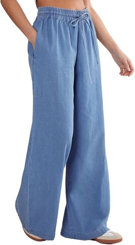 Women's Chambray Pull on Pants in Saudi Arabia