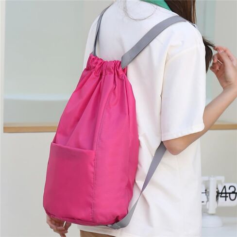 Oxford Cloth Drawstring Bag Sports And Fitness Bag Large Capacity Leisure Backpack in Saudi Arabia