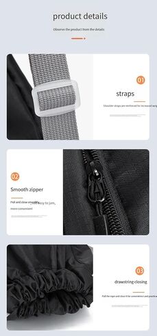 Oxford Cloth Drawstring Bag Sports And Fitness Bag Large Capacity Leisure Backpack in Saudi Arabia