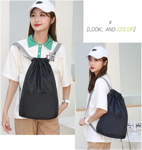 Oxford Cloth Drawstring Bag Sports And Fitness Bag Large Capacity Leisure Backpack in Saudi Arabia