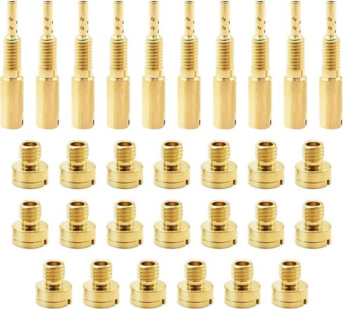 30 PCS Carburetor Main Slow Jet Kit ، استبدال Mikuni N100.604 VM16 VM29 VM33 TM33-8012 TM36-68 TM40-6 in Saudi Arabia