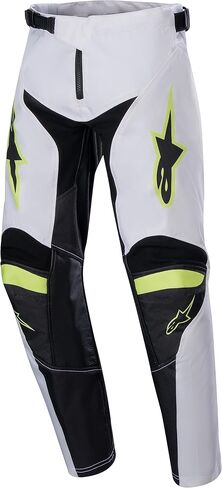 جهاز Alpinestars Racer Lucent White/Neon Red/Yellow Fluo Youth Moto Gear Set - Pant and Jersey Combo in Kuwait