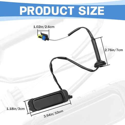 Rear Liftgate Release Switch Button (15106857) - Compatible with 2007-2014 Chevy Suburban/Tahoe, GMC Yukon XL, Escalade ESV, Replaces #901-156 & OEM 15106857 in Saudi Arabia
