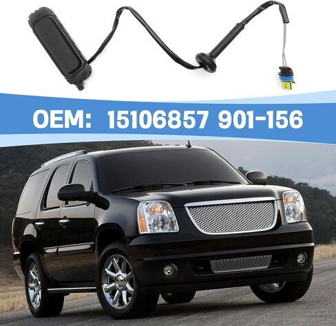 Rear Liftgate Release Switch Button (15106857) - Compatible with 2007-2014 Chevy Suburban/Tahoe, GMC Yukon XL, Escalade ESV, Replaces #901-156 & OEM 15106857 in Saudi Arabia