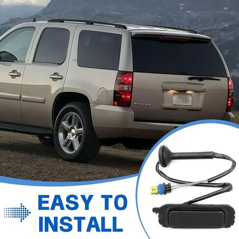 Rear Liftgate Release Switch Button (15106857) - Compatible with 2007-2014 Chevy Suburban/Tahoe, GMC Yukon XL, Escalade ESV, Replaces #901-156 & OEM 15106857 in Saudi Arabia