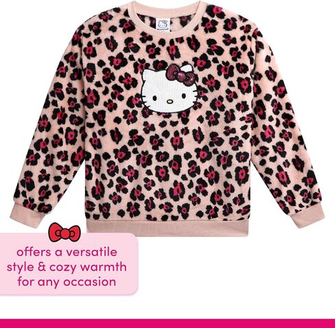 Hello Kitty Girls Sweater Set - 2 Piece Outfit with Soft Crewneck Sweater and Legging Pants Set for Girls (Sizes: 2T-12) in Saudi Arabia