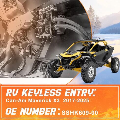 مجموعة سخان الكابينة مع ضبابي مناسبة لـ Can-Am Maverick X3 2017-2025 ، OE SSHK609-00 ، SSHK60900 in Saudi Arabia
