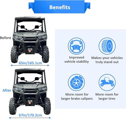 WSays 4pcs 4x137 إلى 4x156 UTV ATV 1.25 "محول فاصل عجلة متوافق مع Can Am Commander 1000 11-17 Fit Fit Defender HD5/8/9/10 16-24 Fit Kawasaki Mule 600/610 05-16 Fit Honda Pioneer 1000 16-24 in Saudi Arabia