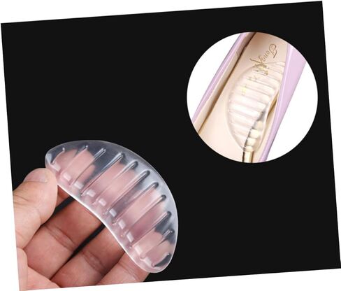 تدعم قوس هلام شفاف النعال للنساء منصات التدليك غير المتزلج للتصحيح لتصحيح اللصق الذاتي للراحة والراحة in Kuwait