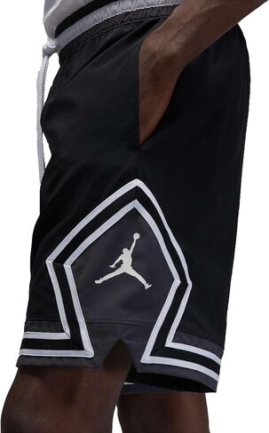Jordan Dri-FIT Sport Men's Woven Diamond Shorts (Gym Red/Black/White/Black, FB7580-687) Size Medium in Saudi Arabia
