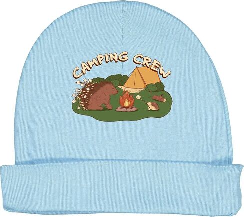 inktastic Camping Crew Baby Beanie Hat in Saudi Arabia