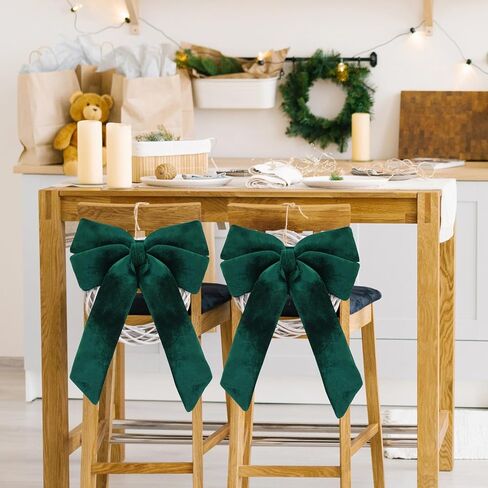Janinka Set of 4 Halloween Chair Sashes Bows Covers Large Bat Shaped Bows Seat Covers for Chair Halloween Living Room Kitchen Bedroom Holiday Spooky Party Decorations(18.5 x 40 Inch) in Saudi Arabia