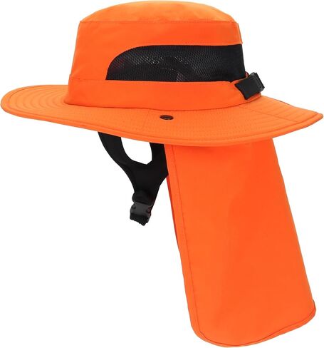 Connectyle Men's Men Quick Dry Upf 50+ Sun Hat مع قبعة دلو عريضة للرقبة قابلة للإزالة in Kuwait