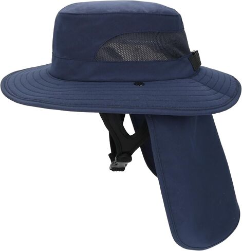 Connectyle Men's Men Quick Dry Upf 50+ Sun Hat مع قبعة دلو عريضة للرقبة قابلة للإزالة in Kuwait