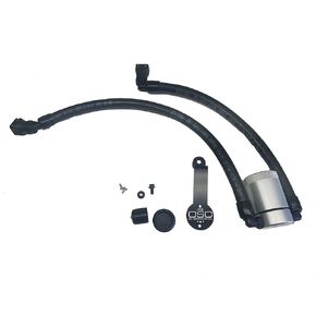 J&L Oil Separator Co. Oil Separator 3.0 Driver Side Compatible with 2018-2021 Mustang GT and 2019 Bullitt (Black) in Saudi Arabia