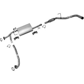 New Muffler Resonator Tail Exhaust System for Nissan Xterra 4.0L 2005-2015 in Kuwait