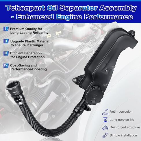 PC3Z-6A785-A مجموعة فاصل زيت الهواء متوافق مع FORD F250 F350 Super Duty 2023-2024 أو 2011-2022 + 6.7L Powerstroke Diesel-PCV CCV VANT VALVE DACRANT in Kuwait