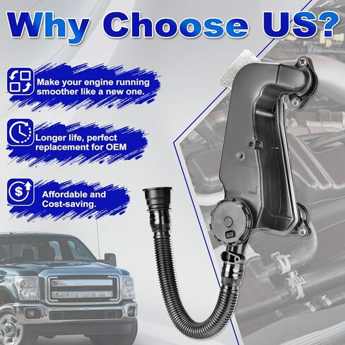 PC3Z-6A785-A مجموعة فاصل زيت الهواء متوافق مع FORD F250 F350 Super Duty 2023-2024 أو 2011-2022 + 6.7L Powerstroke Diesel-PCV CCV VANT VALVE DACRANT in Kuwait