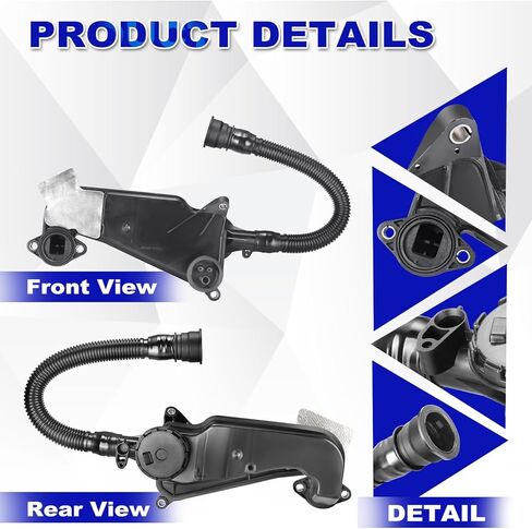 PC3Z-6A785-A مجموعة فاصل زيت الهواء متوافق مع FORD F250 F350 Super Duty 2023-2024 أو 2011-2022 + 6.7L Powerstroke Diesel-PCV CCV VANT VALVE DACRANT in Kuwait