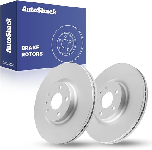 AutoShack Front Brake Rotors | Replacement For 2013-2020 Ford Fusion 2013-2016 Lincoln MKZ 1.5L 1.6L 2.0L 2.5L AWD FWD | 2-PC Set in Saudi Arabia